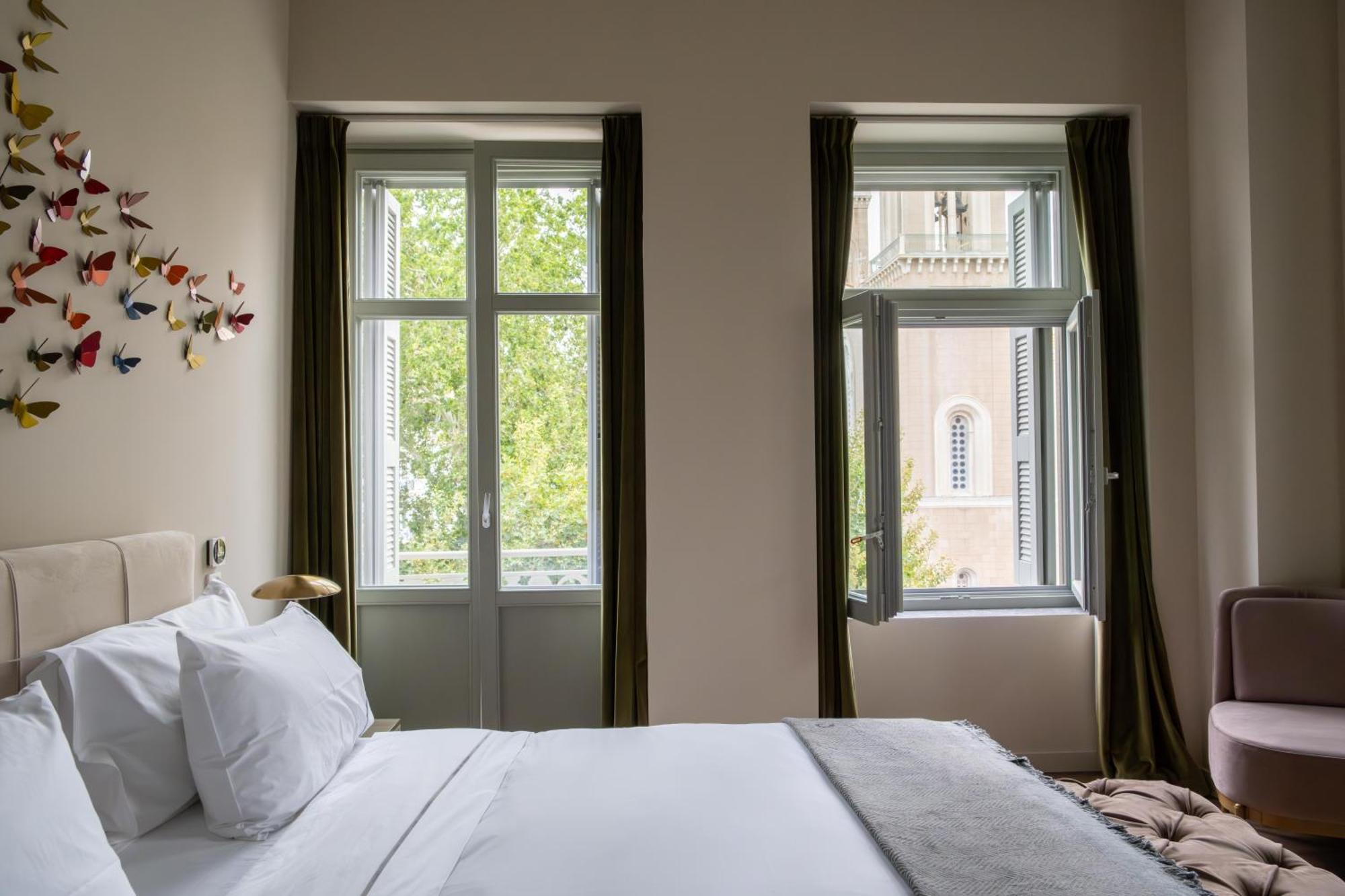Nine Athens Hotel Bagian luar foto